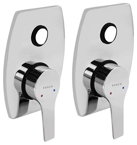 

ESSCO JAQUAR Group - Aspire Exposed Parts Kit of Single Lever Divertor consisting of Operating Lever Wall Flange (with Seals) only Set of 2 pcs (Model - APR-101055)