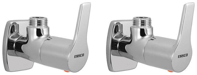 

ESSCO JAQUAR Group - Angular Stop Cock with Wall Flange Set of 2 pcs (Model - APR-101053)