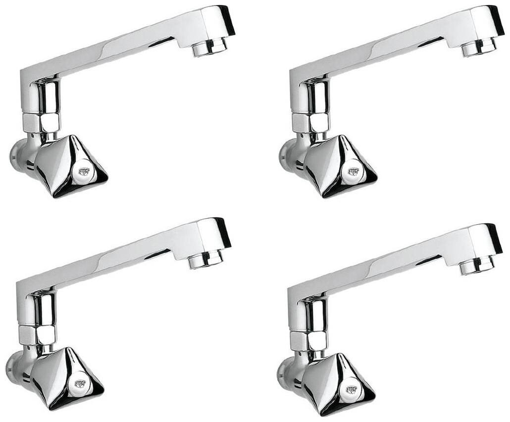 

ESSCO JAQUAR Group - Tropical Sink Cock With Swinging Casted Spout With Aerator Set of 4 pcs (Model - TQT-522)