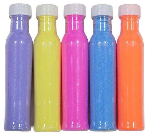 

JARS Collections Set of 5 Rangoli Colors Bottles