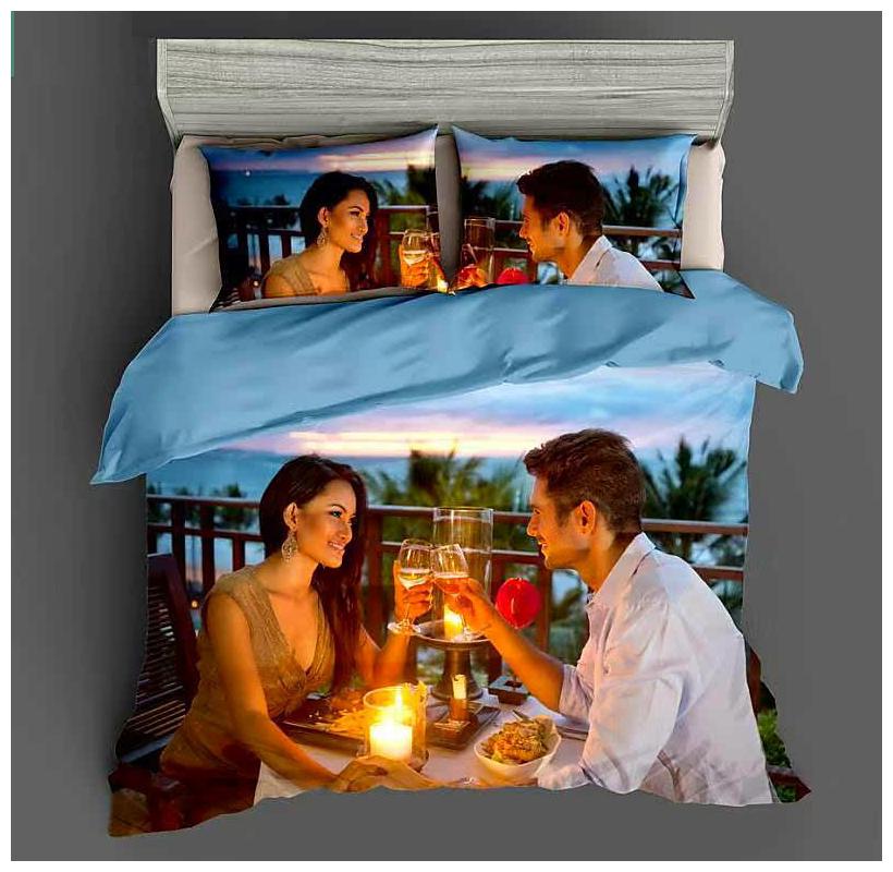 

JARS Collections Cotton 3D Printed King Size Bedsheet 144 TC ( 1 Bedsheet With 2 Pillow Covers Multi )
