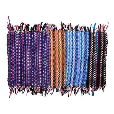 

JARS Collections Set Of 5 Attractive Multicoloured Mat (Assorted)