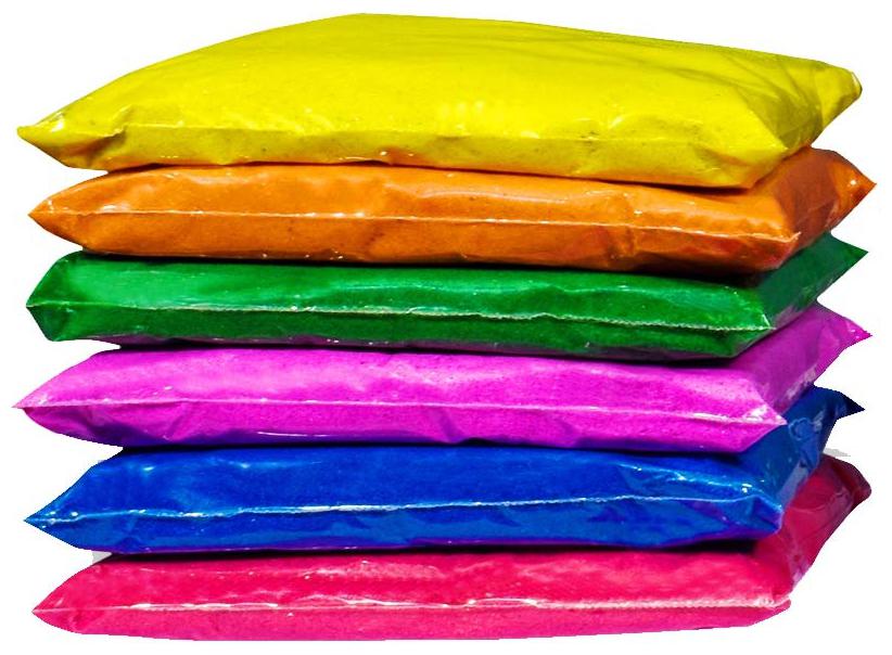 

JARS Collections Set of 6 Rangoli Colors Packets