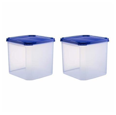 

Java 4000 ml Blue Plastic Container Set - Set of 2