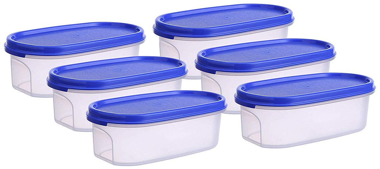 

Java 3000 ml Blue Plastic Container Set - Set of 6