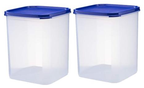 

Java 5500 ml Blue Plastic Container Set - Set of 2