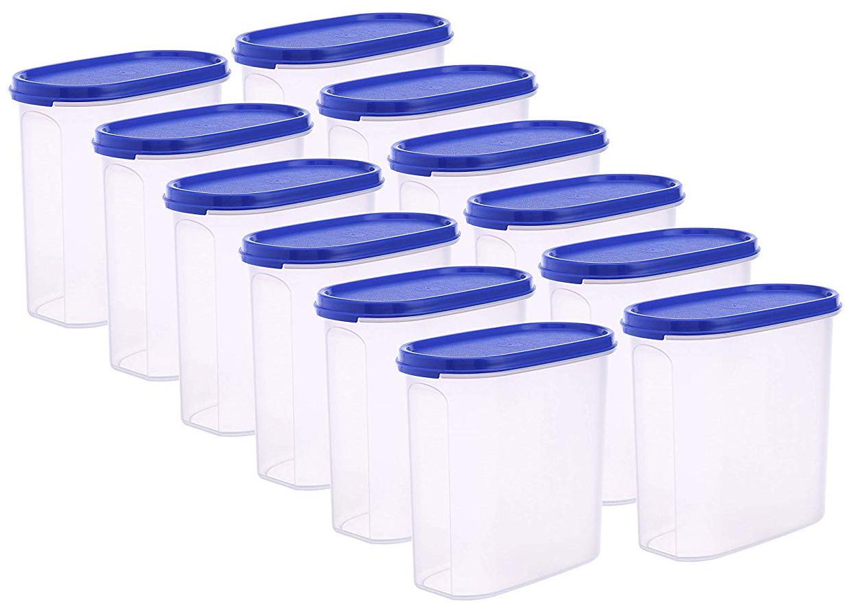 

Java 20400 ml Blue Plastic Container Set - Set of 12