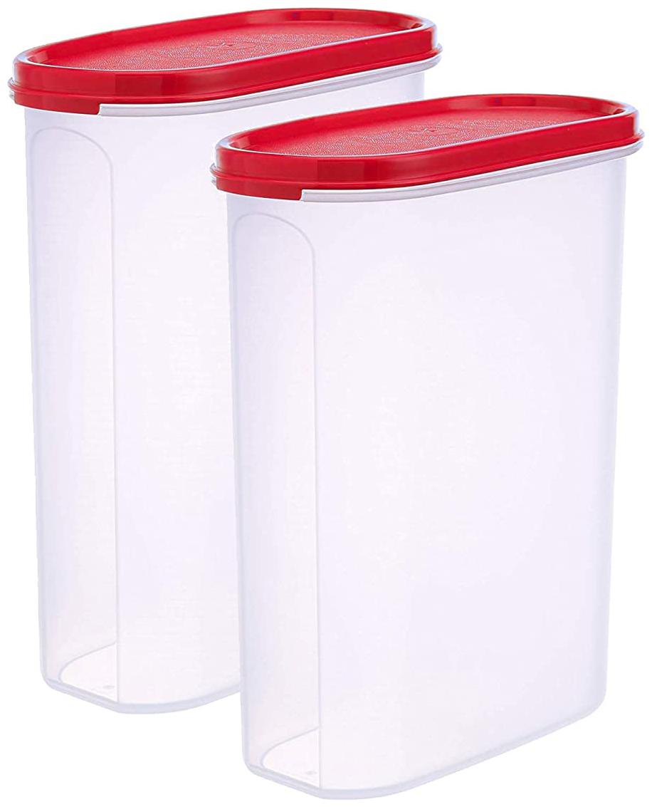 

Java 4600 ml Red Plastic Container Set - Set of 2