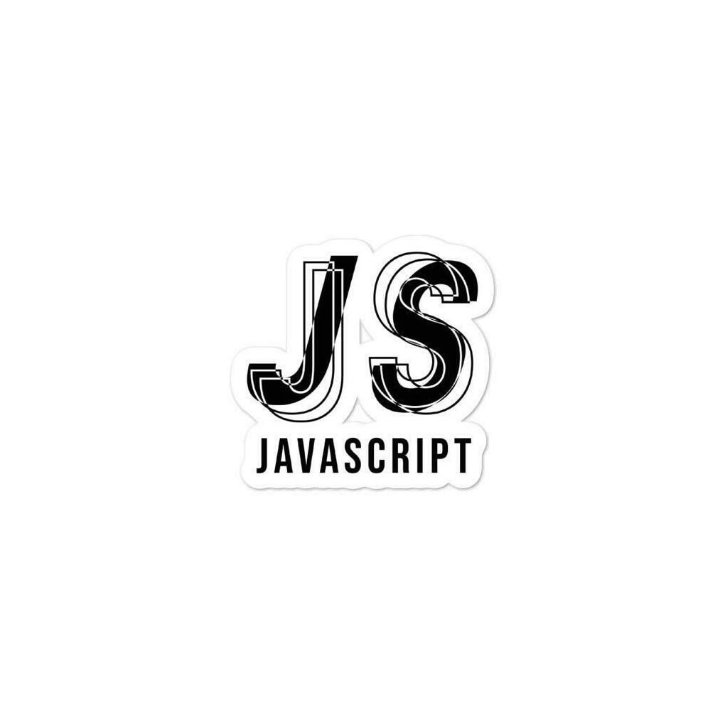 

JavaScript sticker for IT Web Developers Software Programmers
