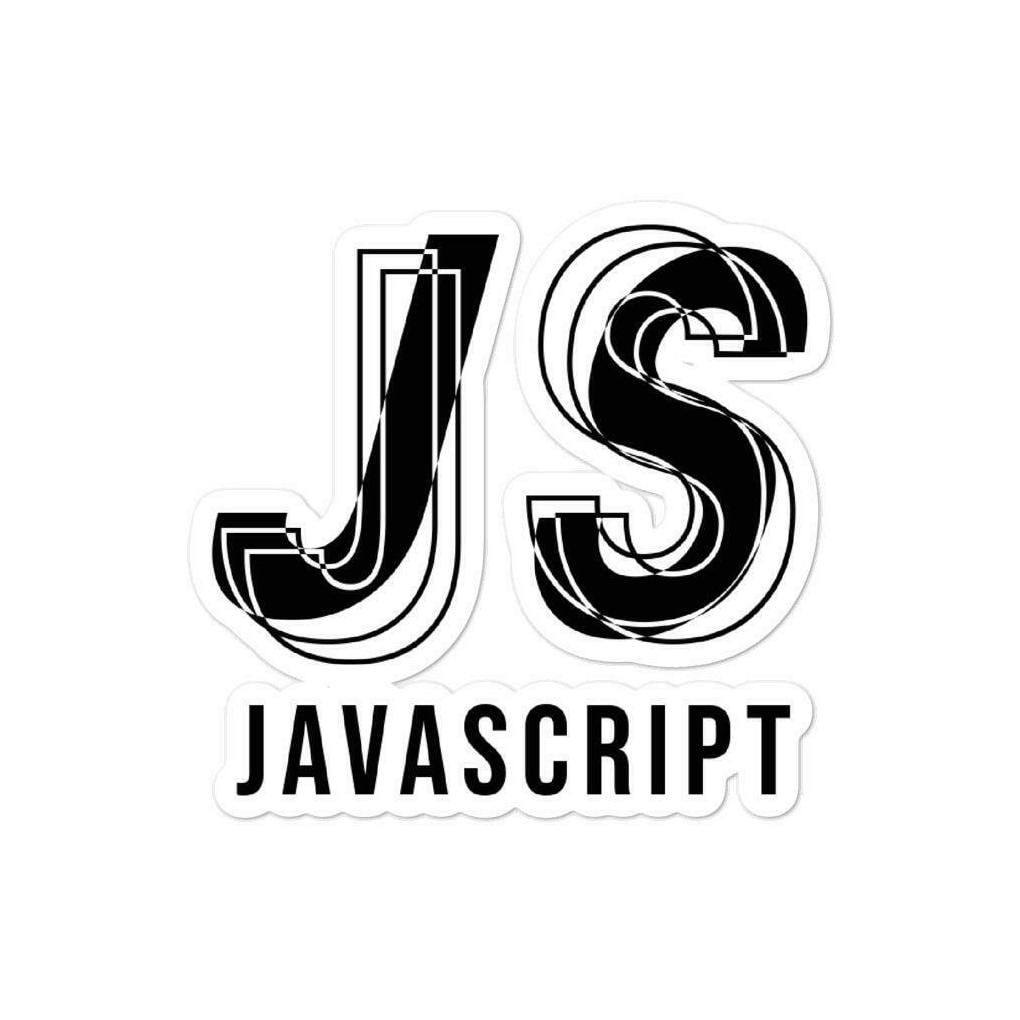 

JavaScript sticker for IT Web Developers Software Programmers