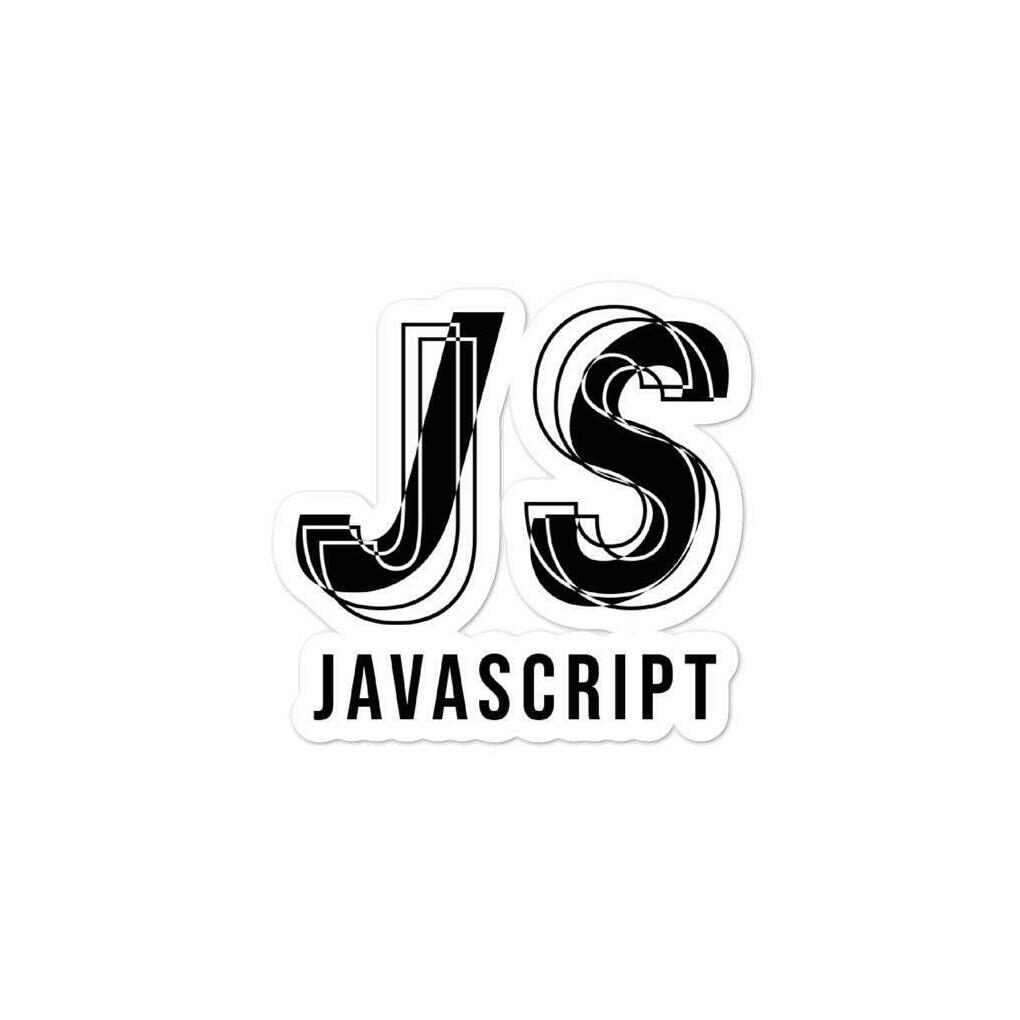 

JavaScript sticker for IT Web Developers Software Programmers