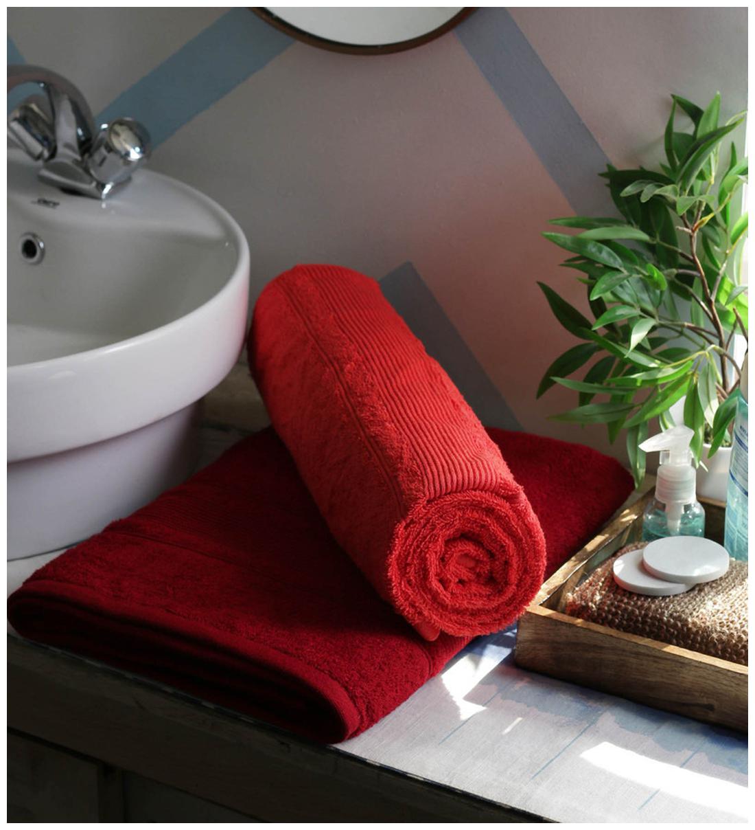 

JBG Home Store 450 GSM GSM Cotton Bath Towel ( 2 Pieces Multi )