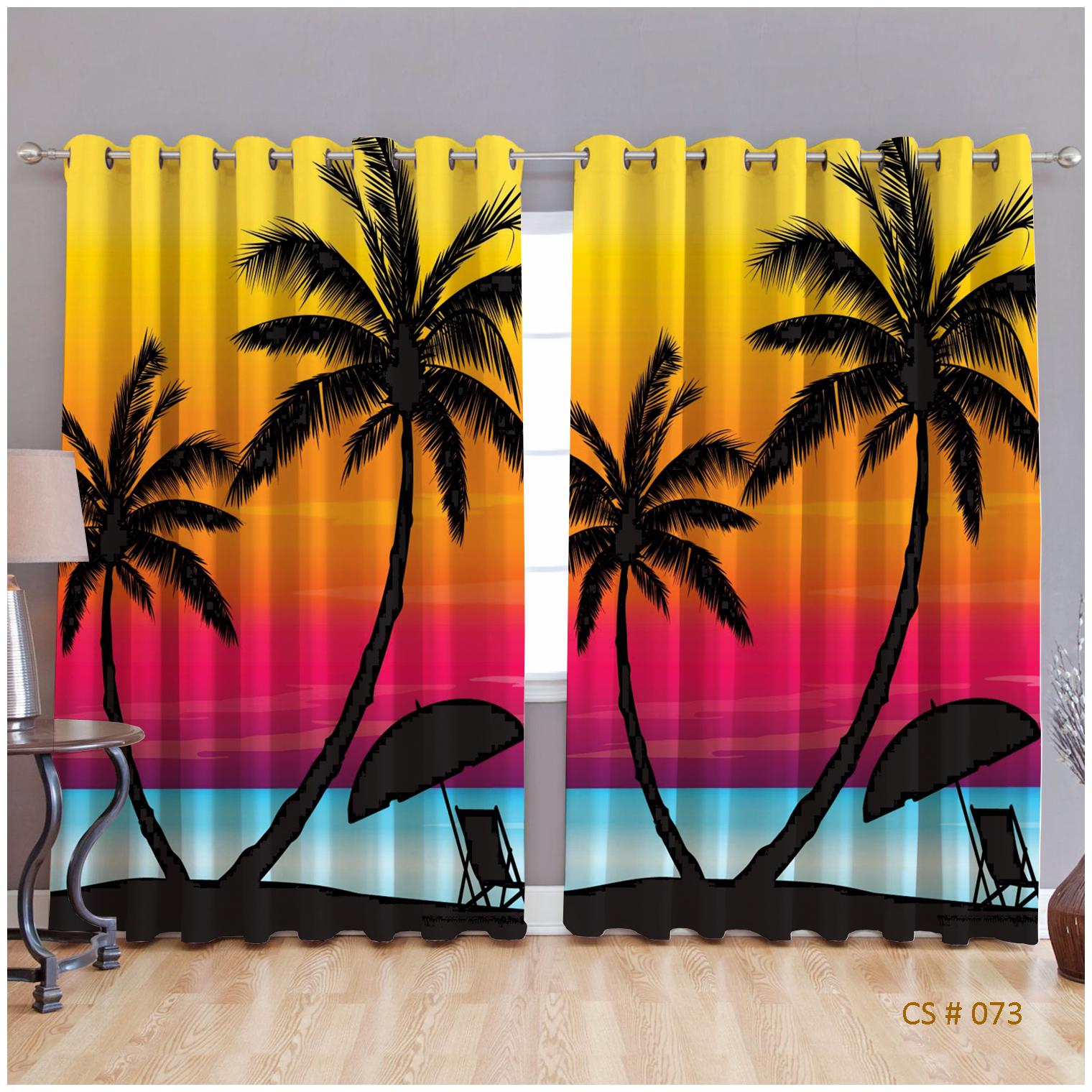 

JBG Home Store Polyester Door Room Darkening Multi Regular Curtain ( Eyelet Closure Printed )