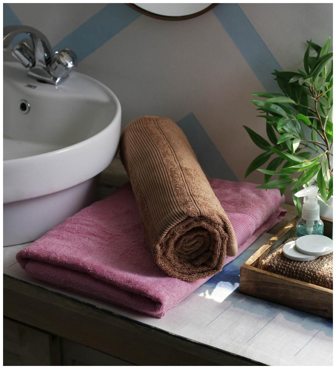 

JBG Home Store 450 GSM GSM Cotton Bath Towel ( 2 Pieces Multi )