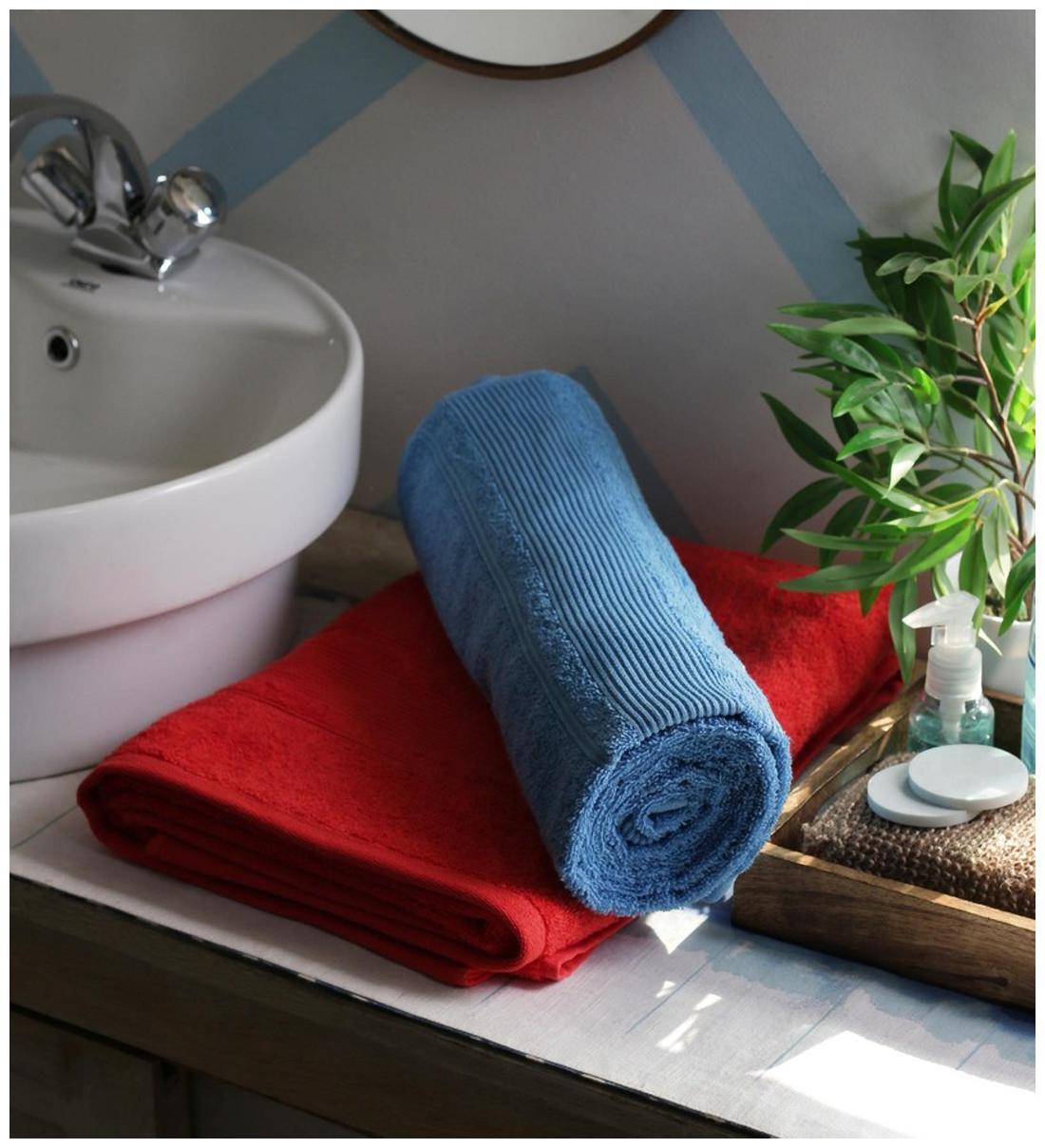 

JBG Home Store 450 GSM GSM Cotton Bath Towel ( 2 Pieces Multi )