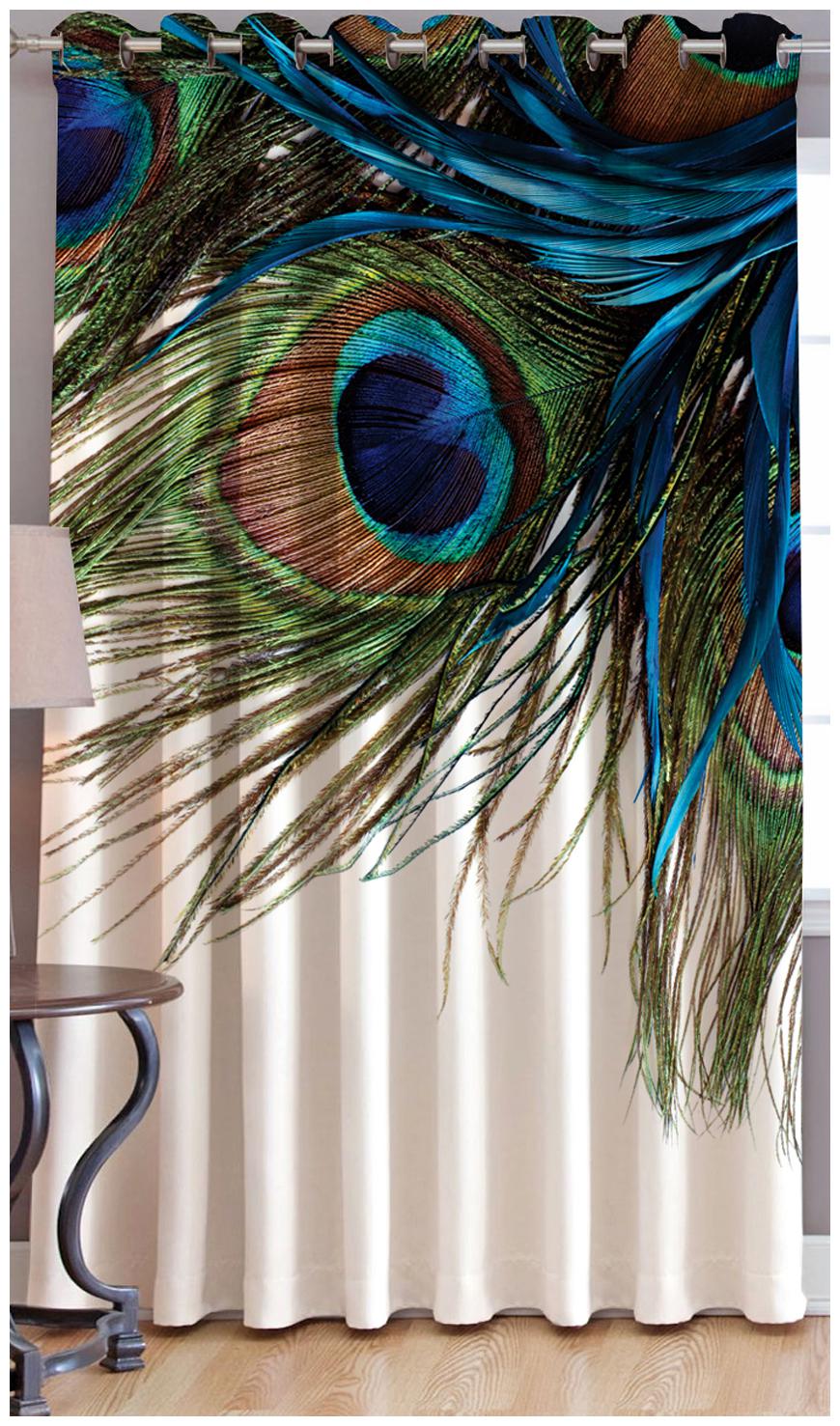 

JBG Home Store Polyester Long Door Room Darkening Multi Regular Curtain ( Eyelet Closure Printed )