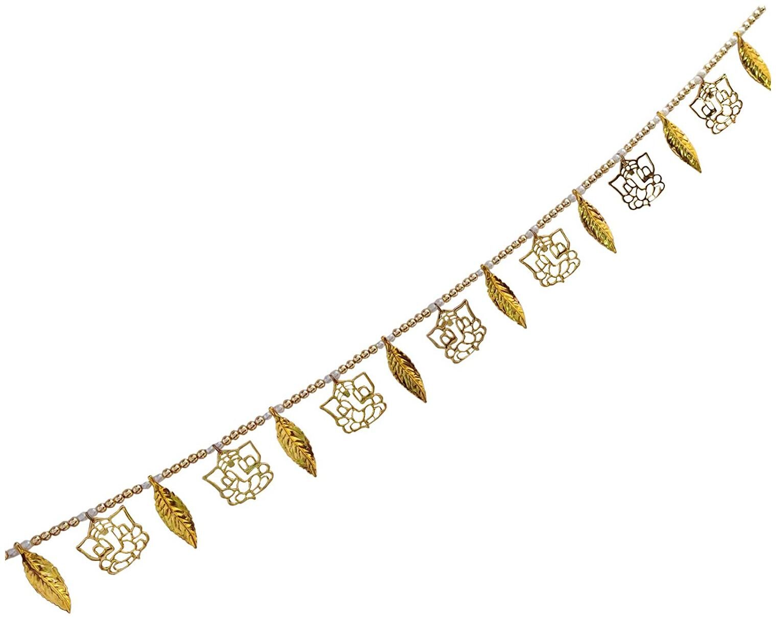 

JBG Home Store Stylish And designer Golden Leaf and Ganeshji Toran