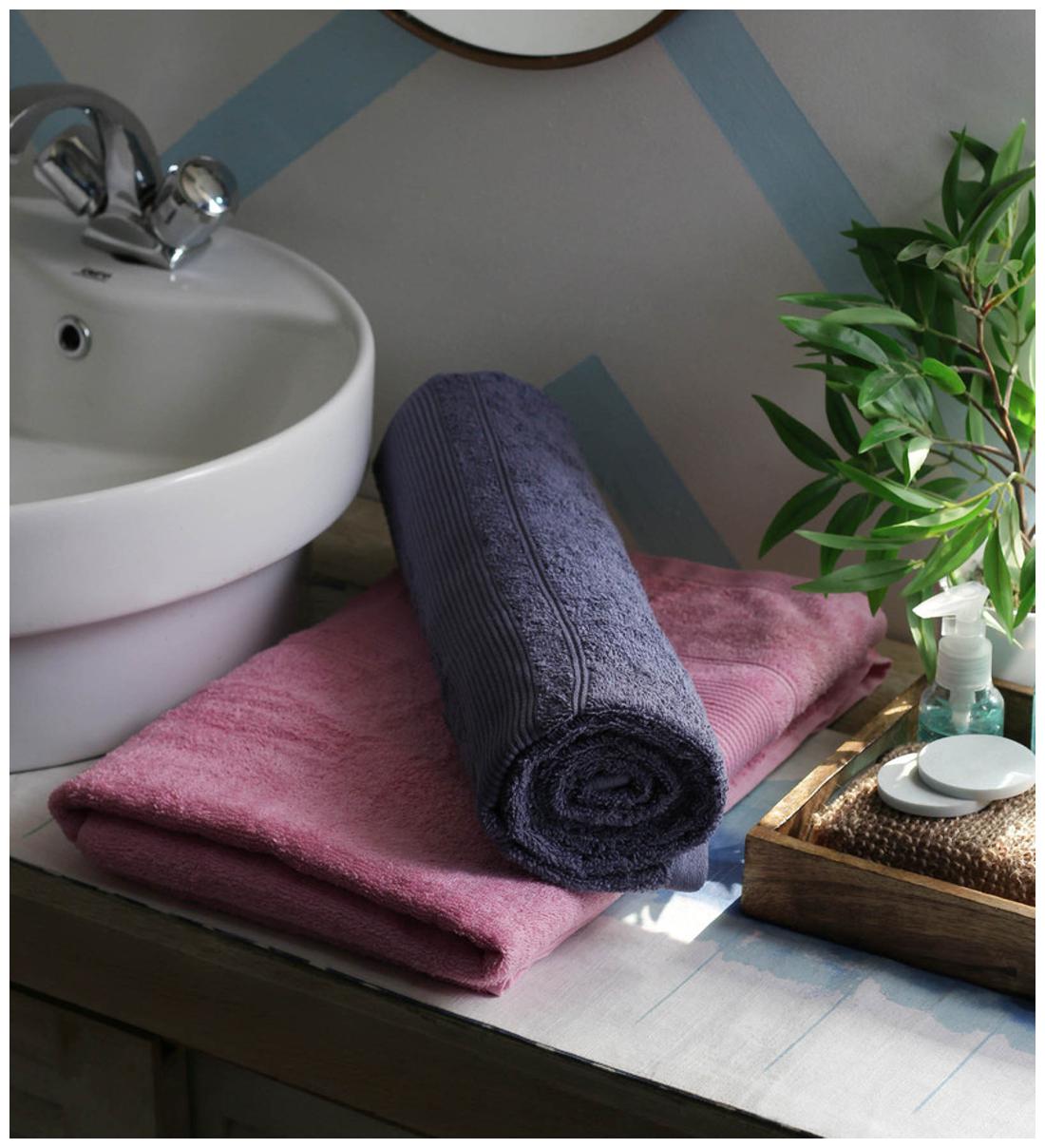 

JBG Home Store 450 GSM GSM Cotton Bath Towel ( 2 Pieces Multi )