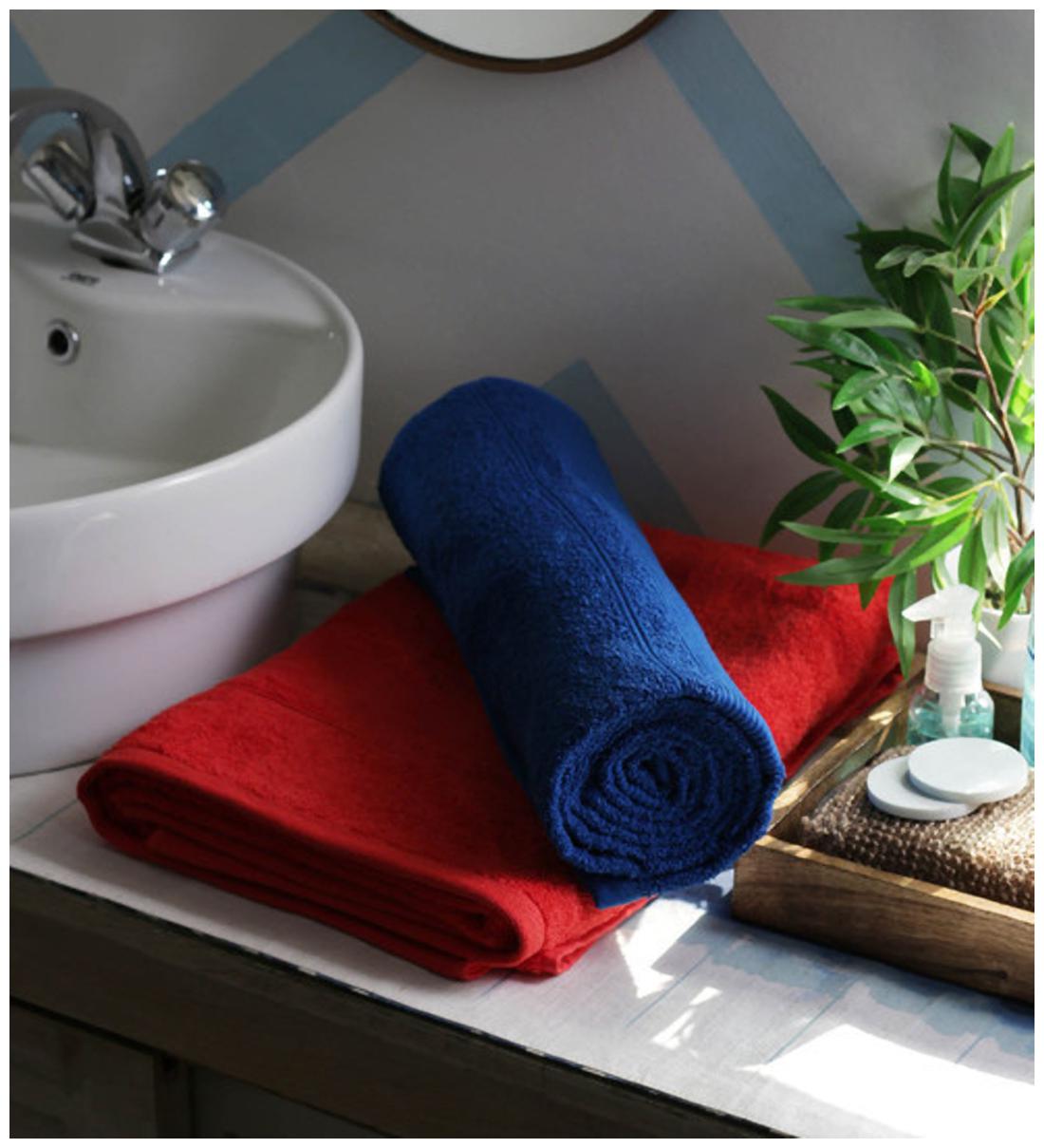 

JBG Home Store 450 GSM GSM Cotton Bath Towel ( 2 Pieces Multi )