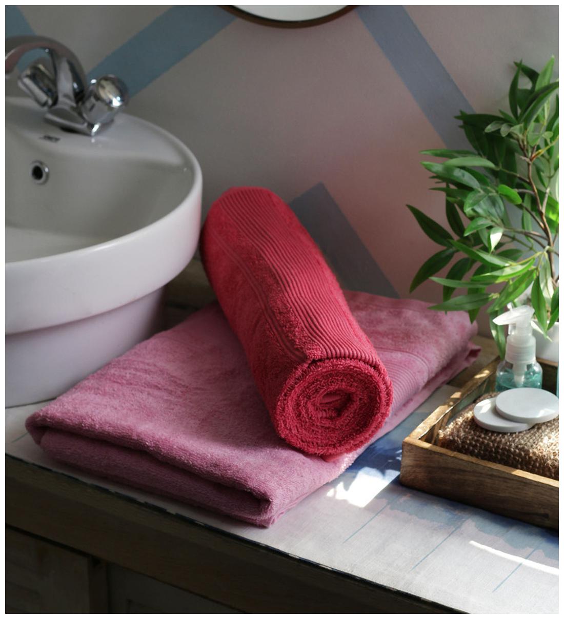 

JBG Home Store 450 GSM GSM Cotton Bath Towel ( 2 Pieces Multi )