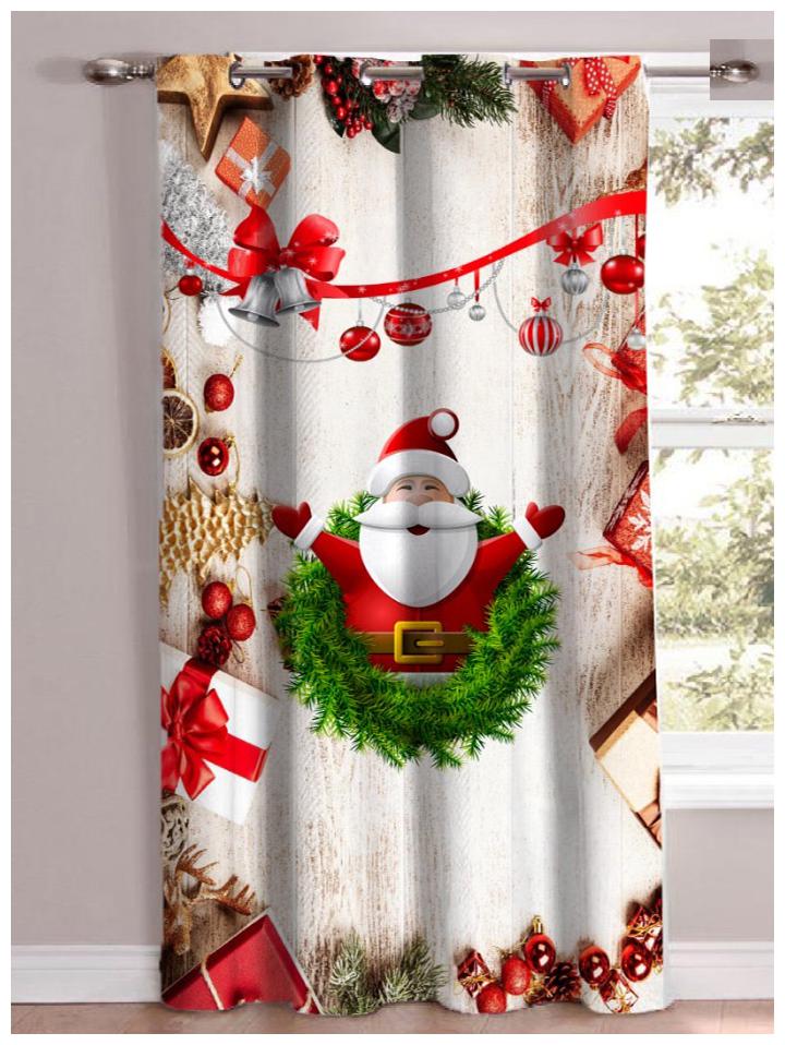 

JBG Home Store Christmas Theme Printed Digital Print Door Curtain(pack of 1)