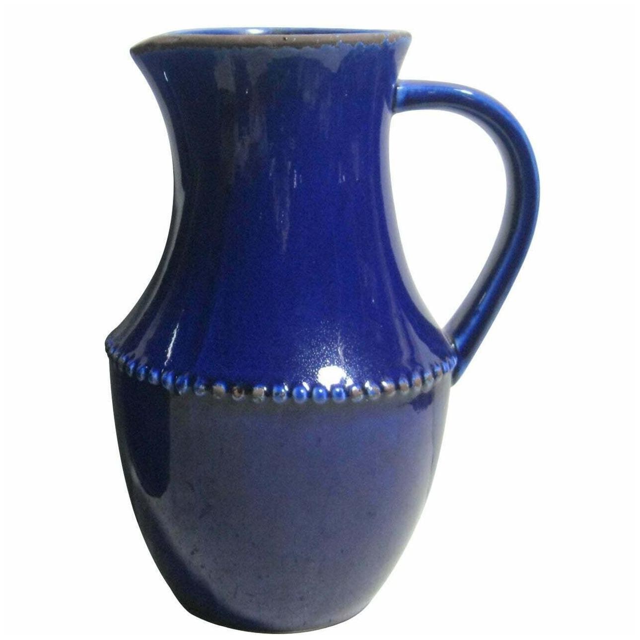 

Jeco Indigo Ceramic 12-inch Pitcher Blue Modern Contemporary