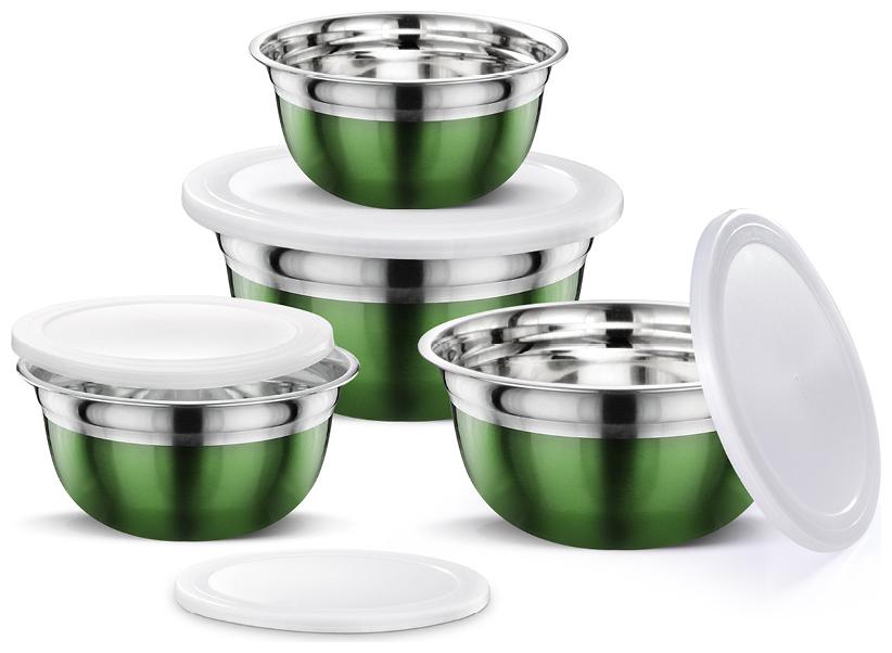 

JENSONS 3500 ml Green Stainless steel Container Set - Set of 4