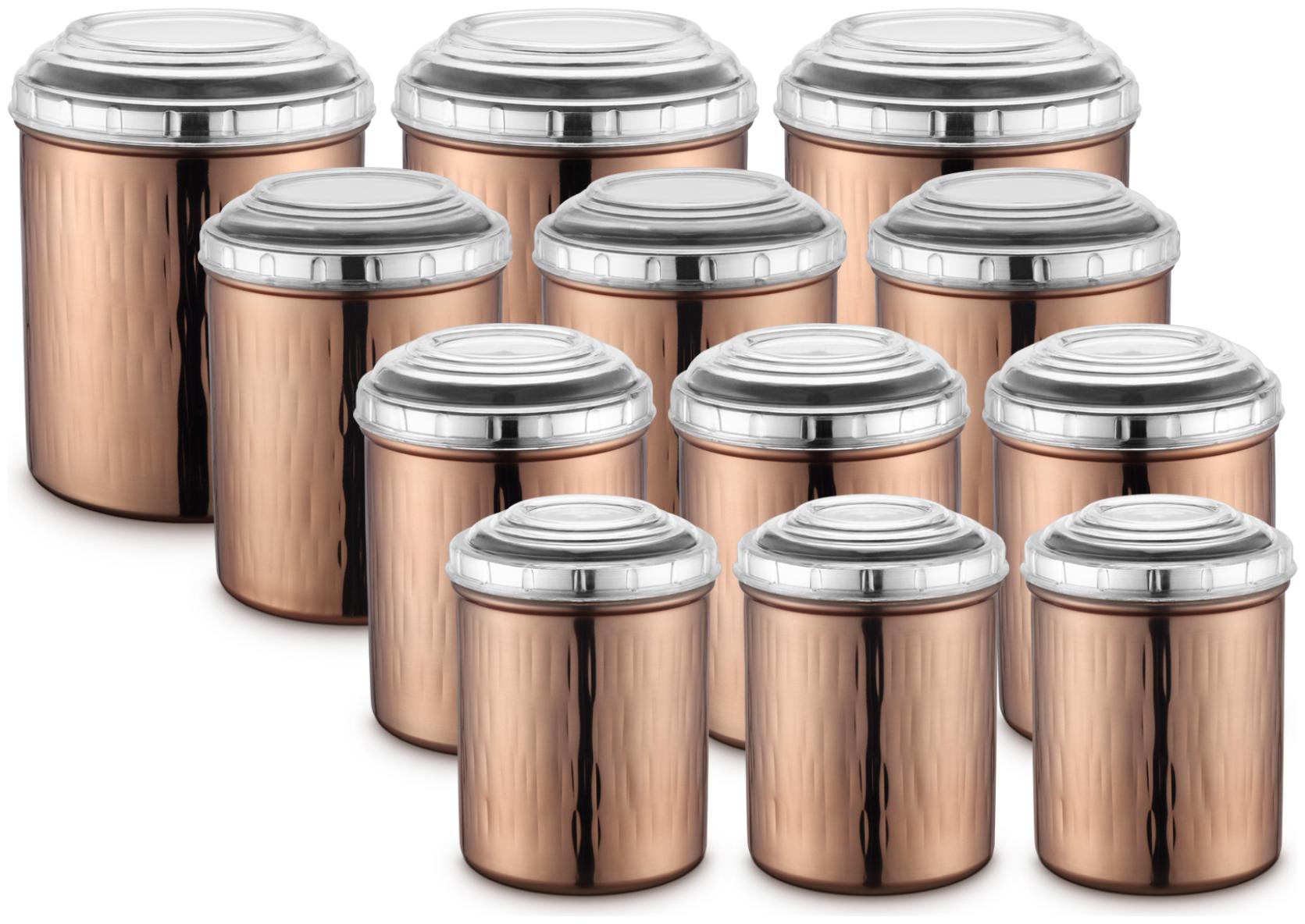 

Jensons Stainless Steel Container Sets Combos Copper Set of 12