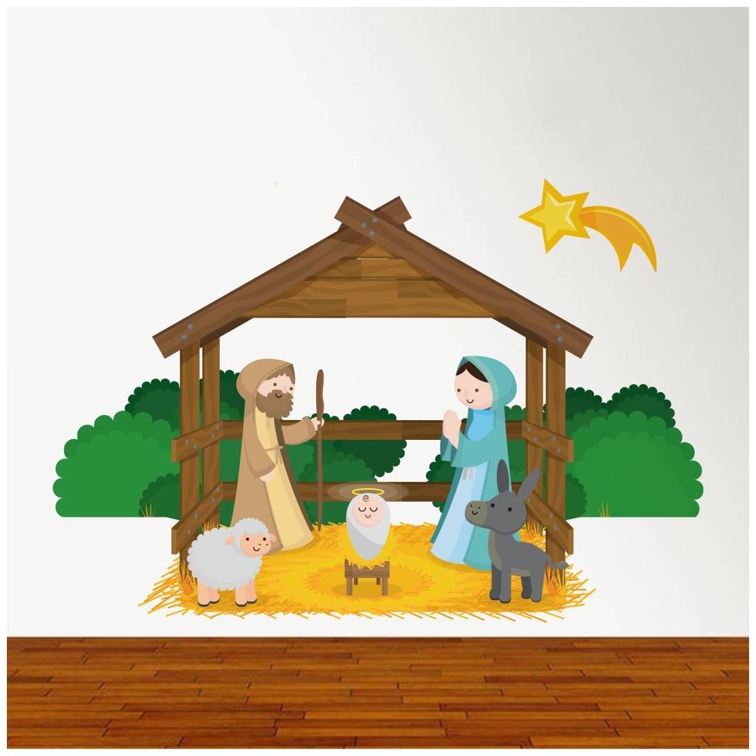 

Rawpockets Wall Stickers Jesus Borns Story