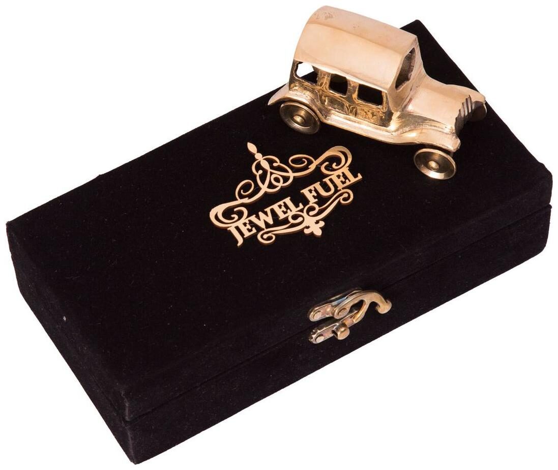 

JEWEL FUEL Brass Antique Vintage Car Showpiece Gift Set