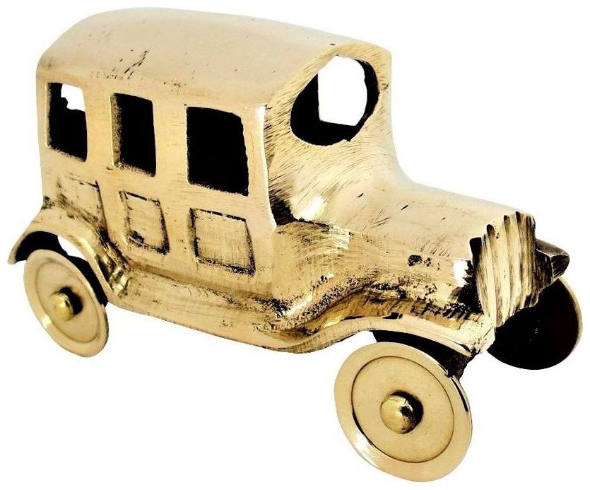 

JEWEL FUEL Brass Vintage Car Showpiece (8 5x4x5)