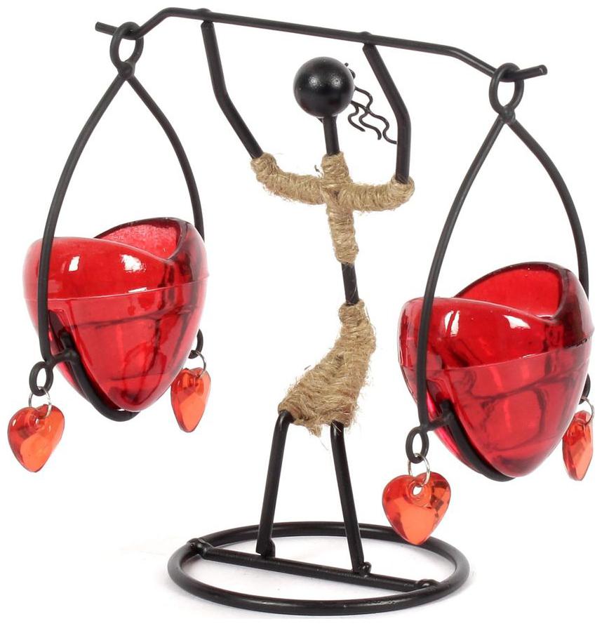 

Jewel Fuel Glass Iron Assorted Candle holder