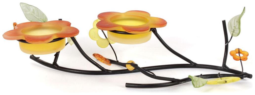 

Jewel Fuel Iron Glass Multi Candle holder