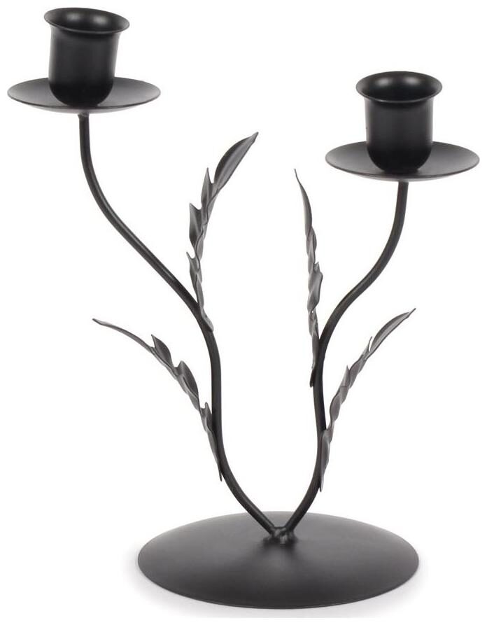 

Jewel Fuel Iron Black Candle holder