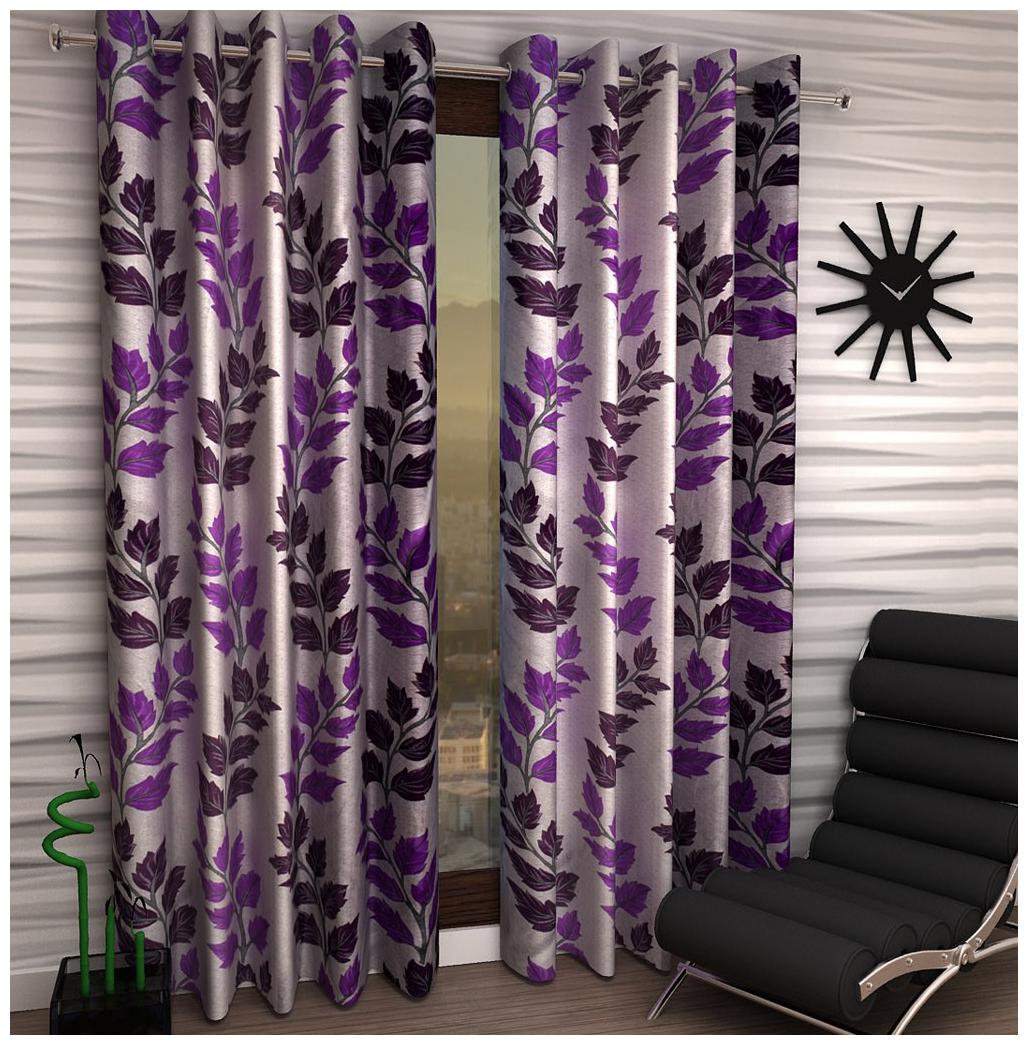 

Jim-Dandy Set of 4 Beautiful Polyester Long Door Curtains