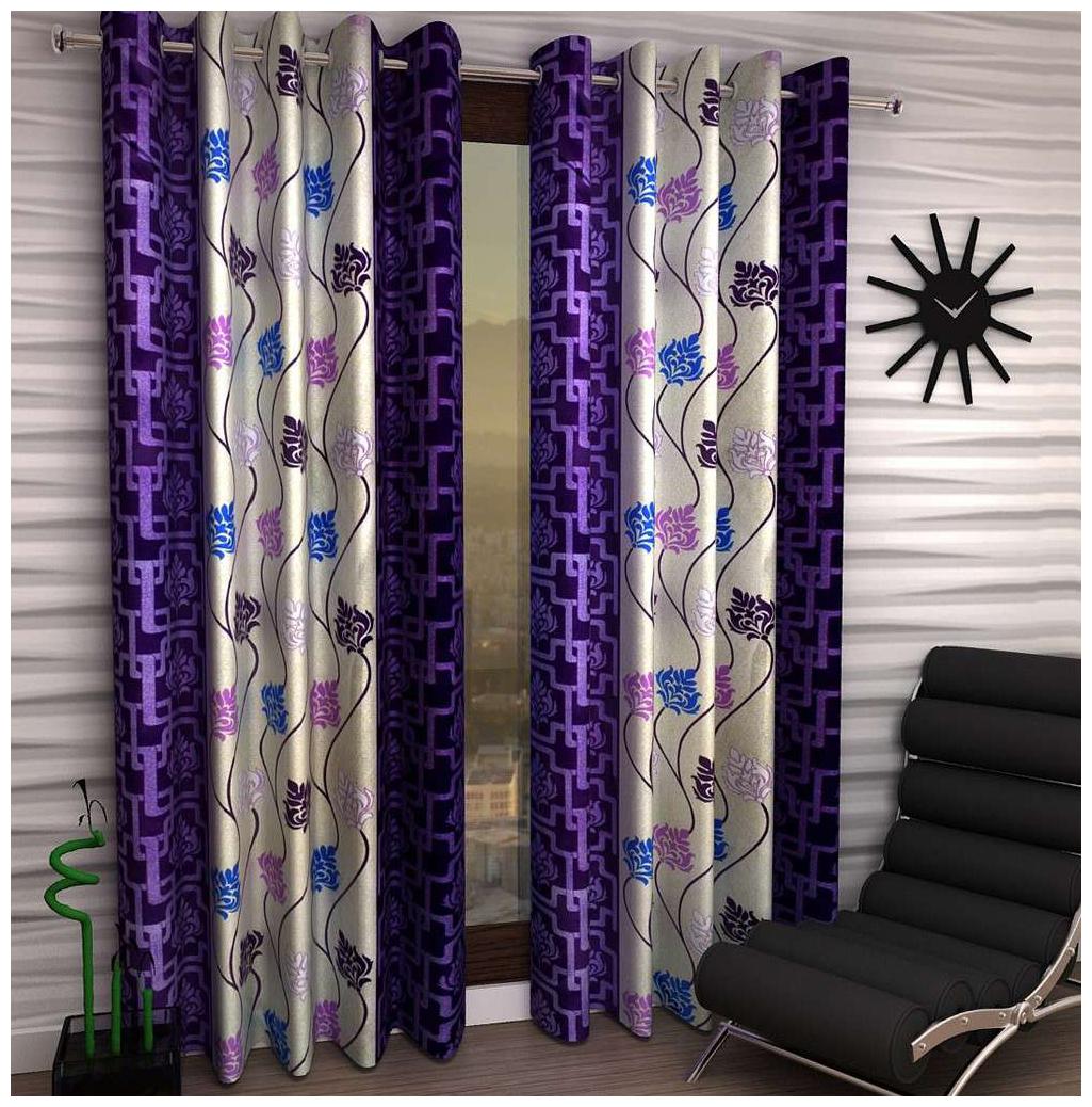 

Jim-Dandy Set of 6 Beautiful Polyester Door Curtains