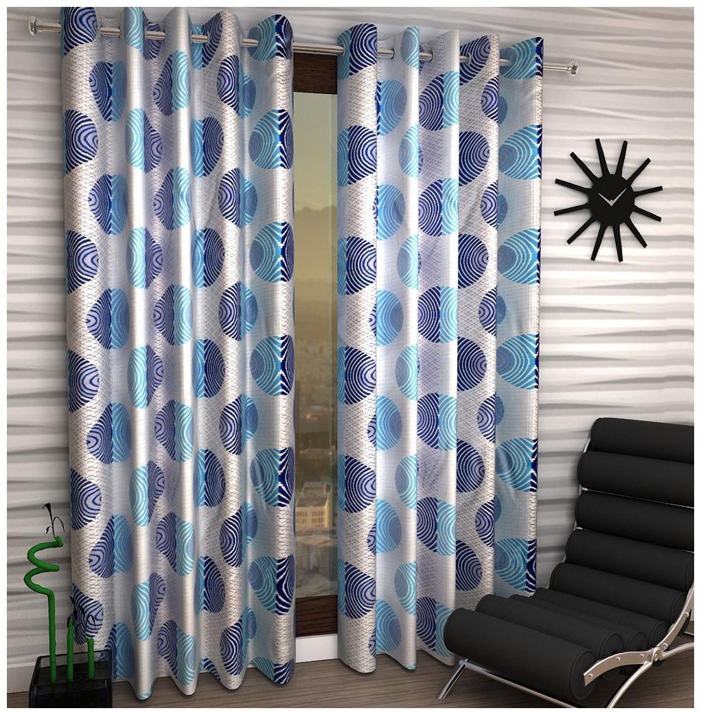 

Jim-Dandy Set of 8 Beautiful Polyester Long Door Curtains