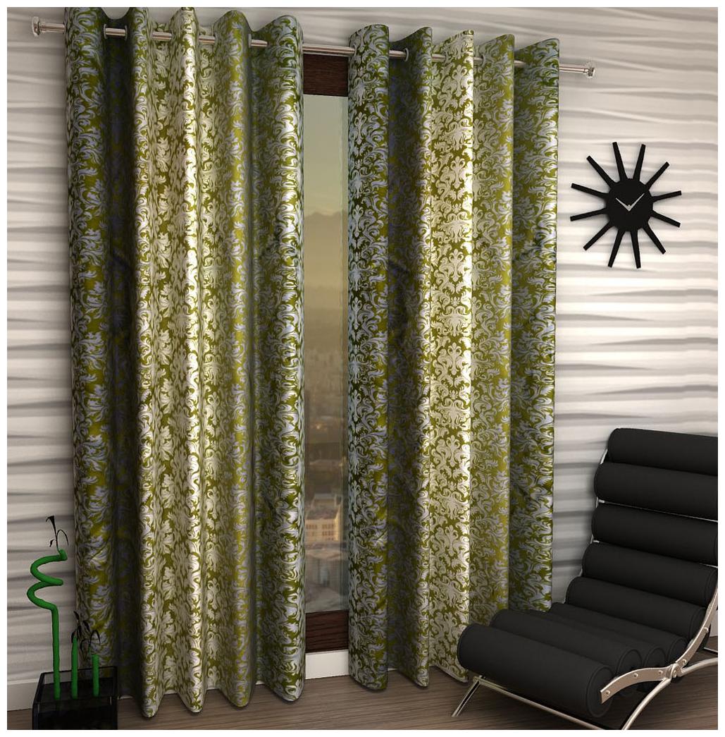 

Jim-Dandy Set of 8 Beautiful Polyester Long Door Curtains