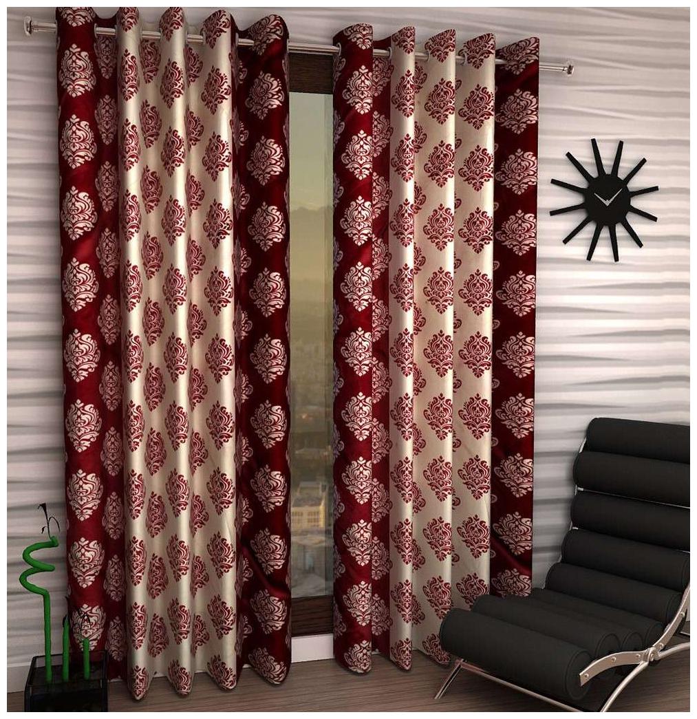

Jim-Dandy Set of 4 Beautiful Polyester Door Curtains