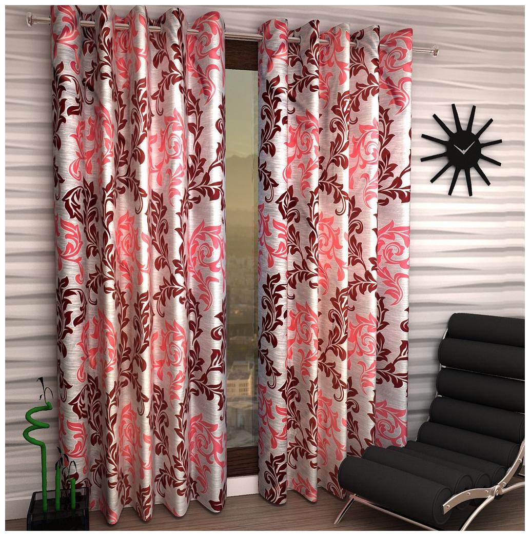 

Jim-Dandy Set of 8 Beautiful Polyester Long Door Curtains