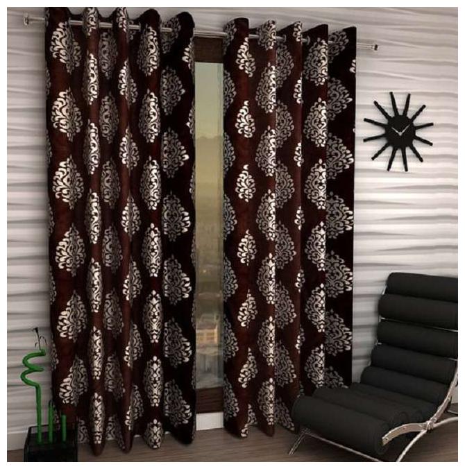 

Jim-Dandy Set of 4 Beautiful Polyester Door Curtains