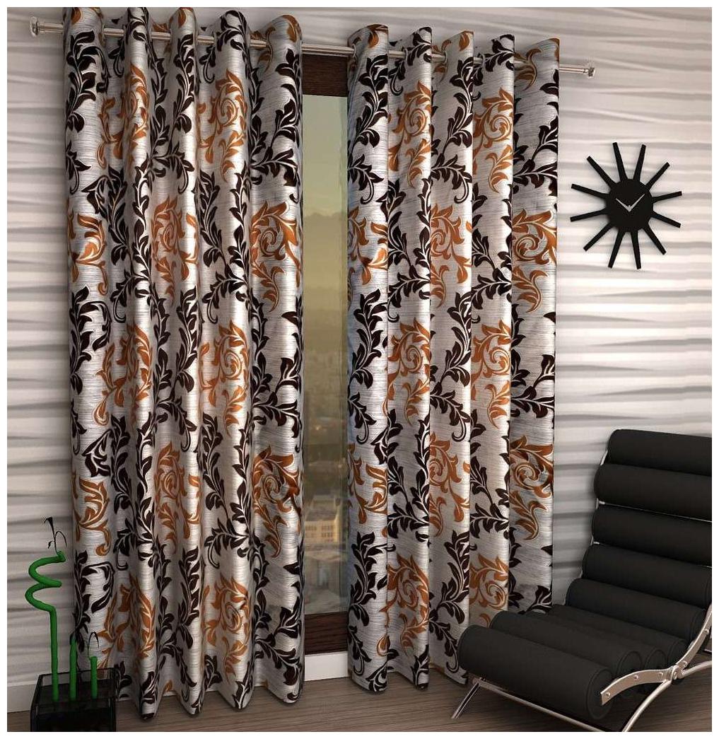

Jim-Dandy Set of 4 Beautiful Polyester Door Curtains