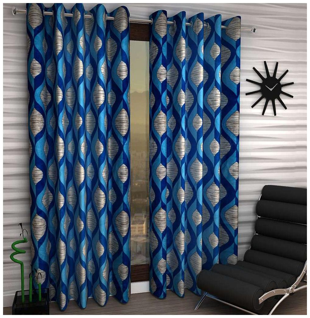 

Jim-Dandy Set of 4 Beautiful Polyester Door Curtains