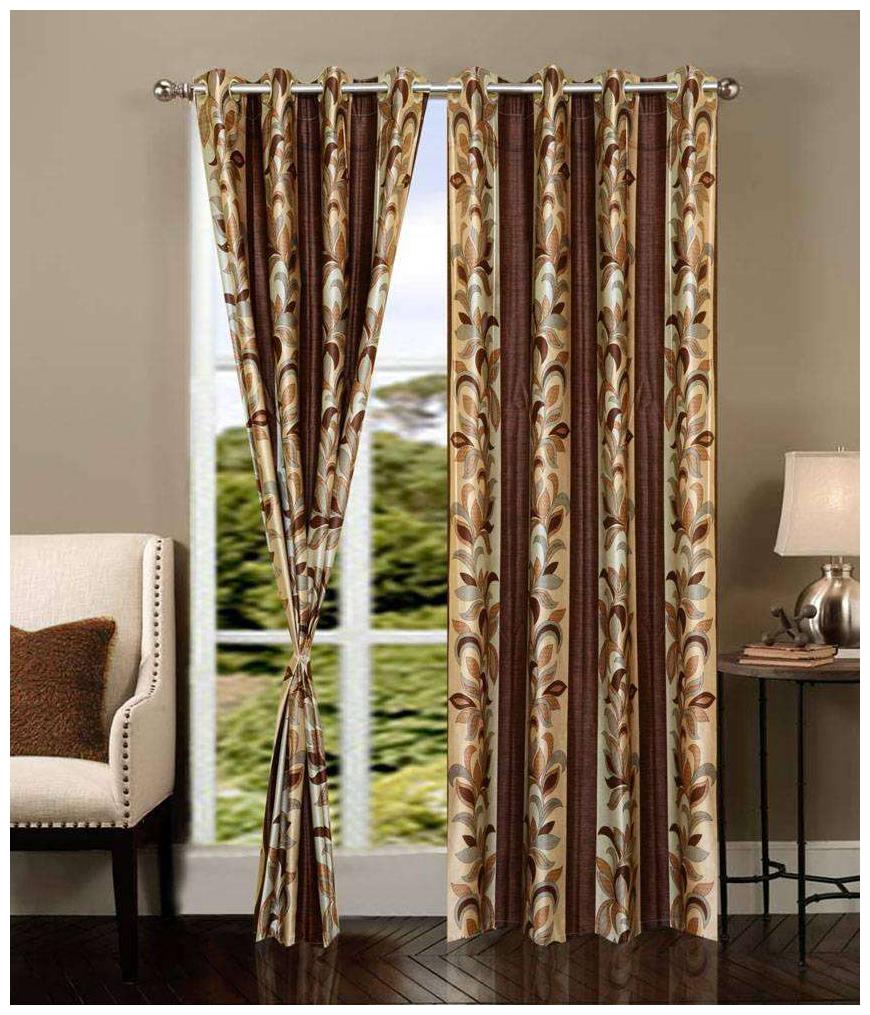 

Jim-Dandy Set of 4 Beautiful Polyester Door Curtains