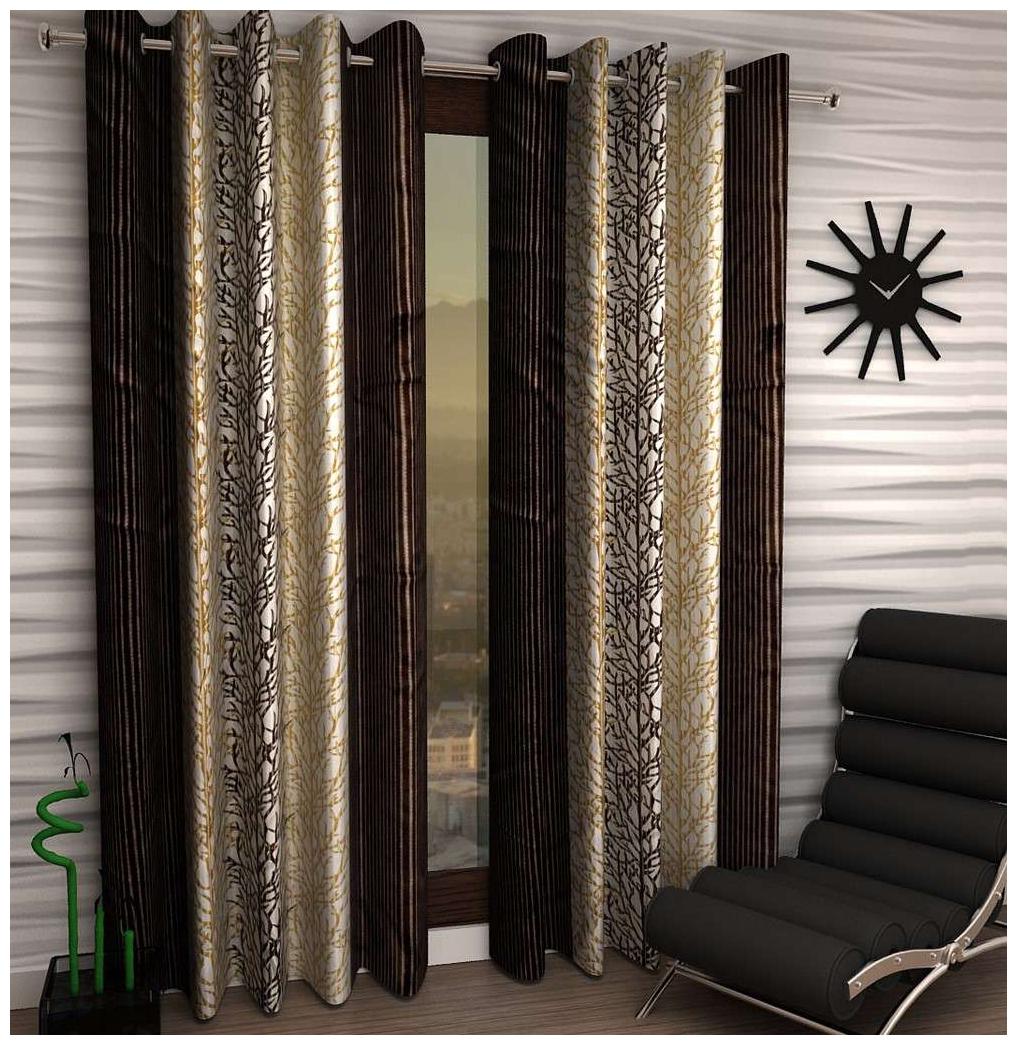

Jim-Dandy Set of 4 Beautiful Polyester Door Curtains