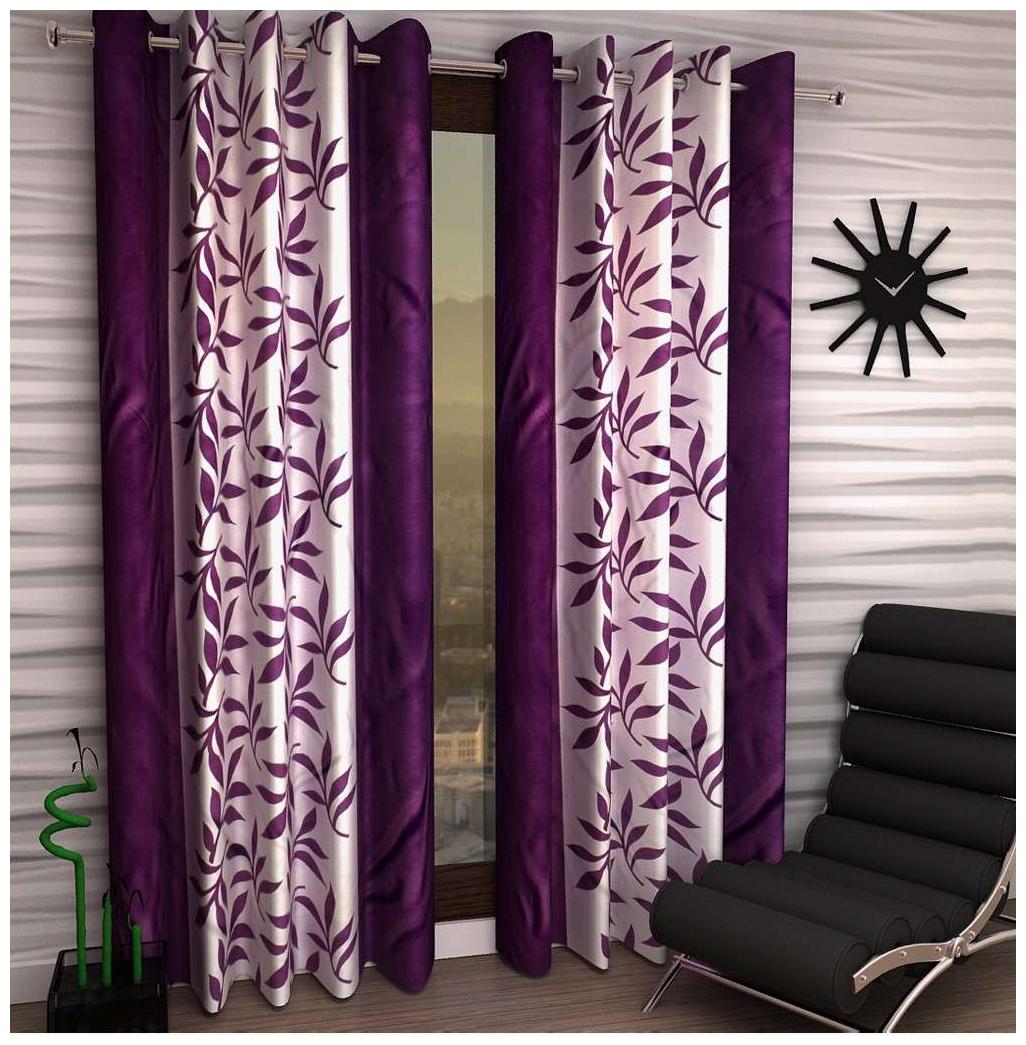 

Jim-Dandy Set of 4 Beautiful Polyester Door Curtains