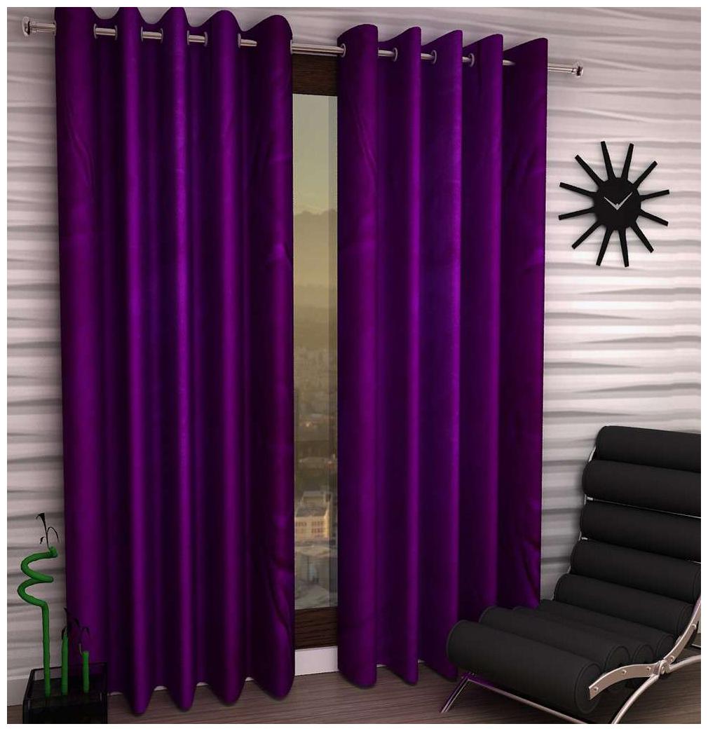 

Jim-Dandy Set of 4 Beautiful Polyester Door Curtains