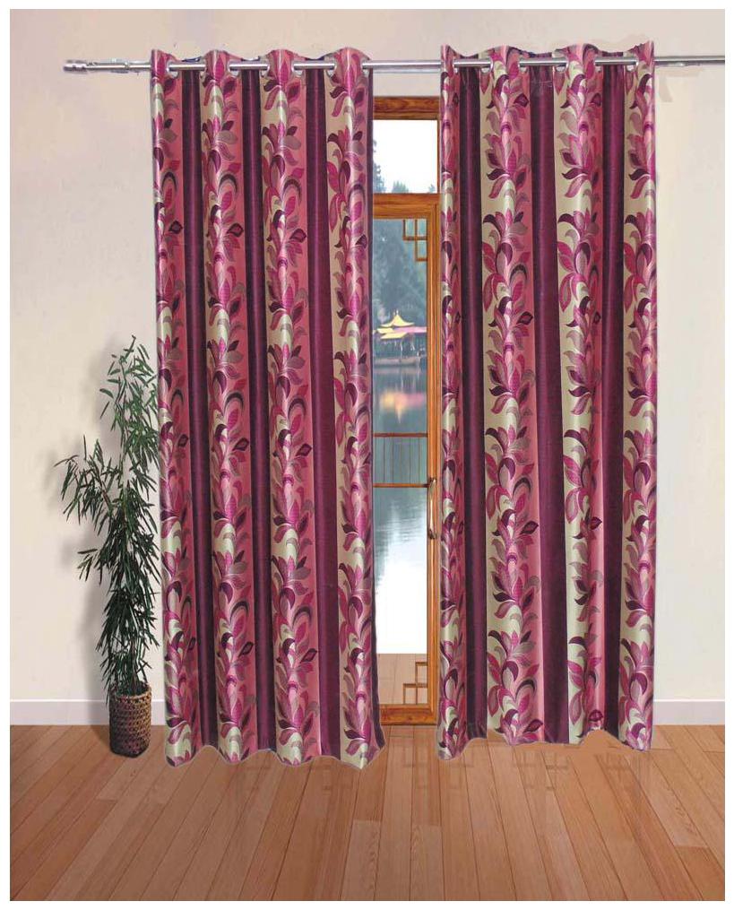 

Jim-Dandy Set of 8 Beautiful Polyester Long Door Curtains