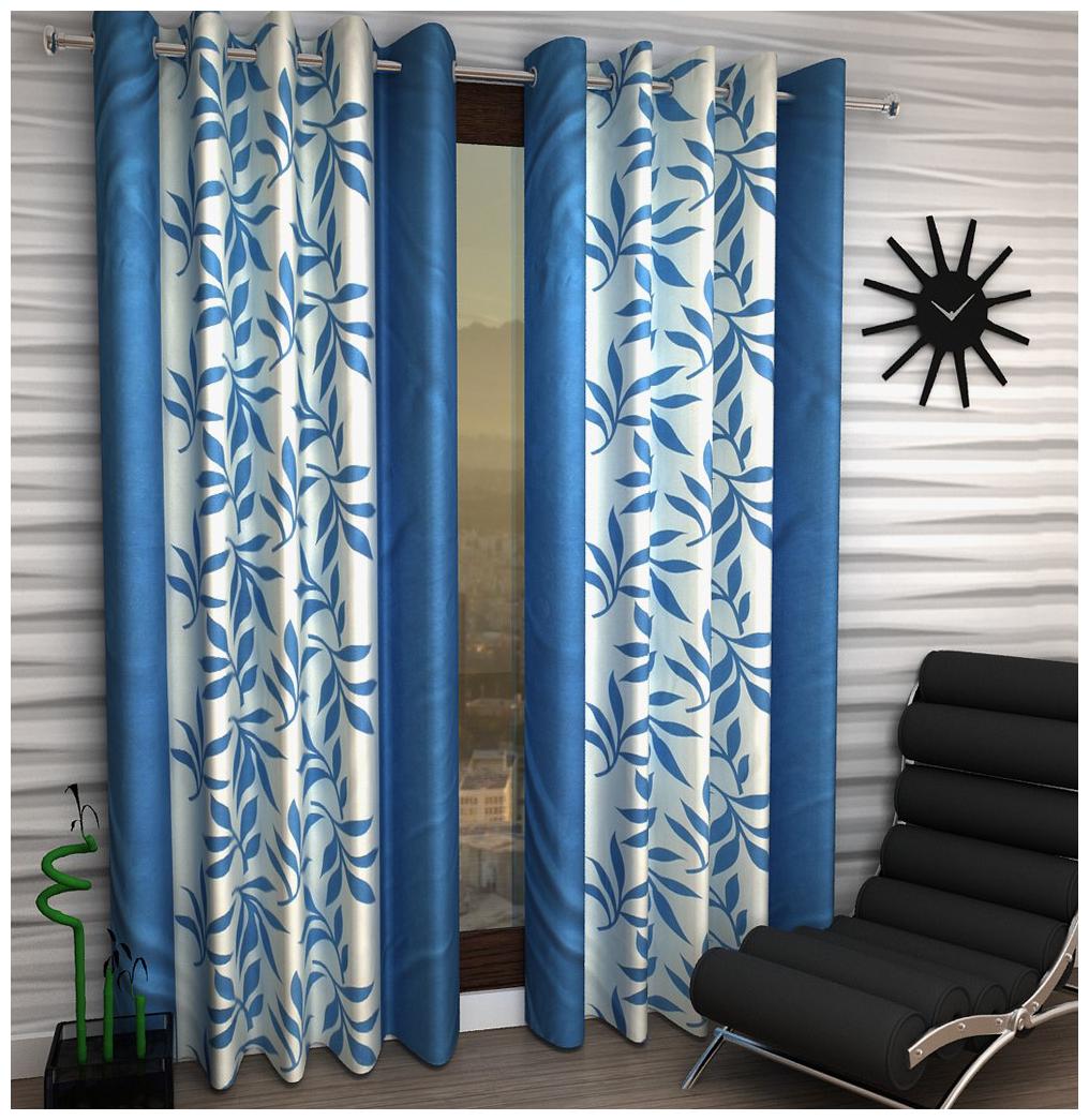 

Jim-Dandy Set of 2 Beautiful Polyester Long Door Curtains