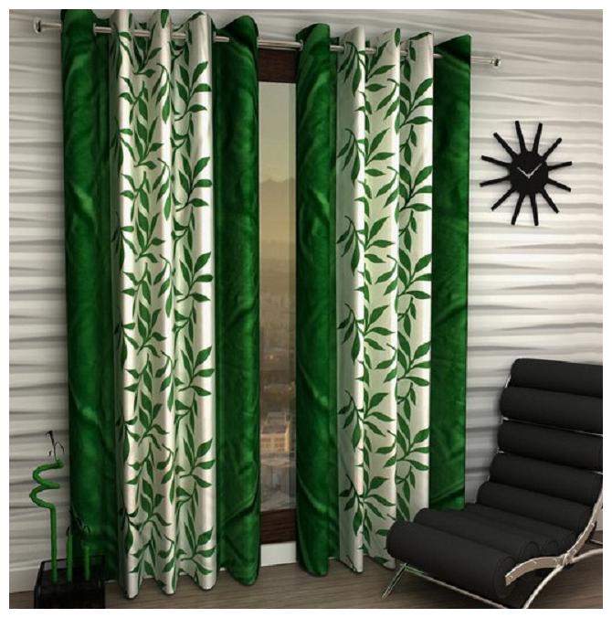 

Jim-Dandy Set of 4 Beautiful Polyester Long Door Curtains